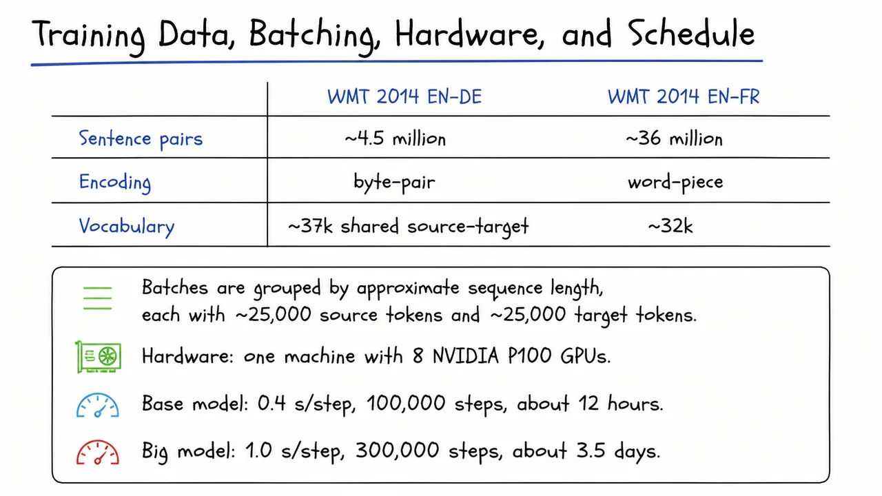 12. Training Data, Batching, Hardware, and Schedule