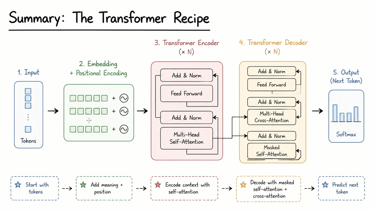 15. Summary: The Transformer Recipe