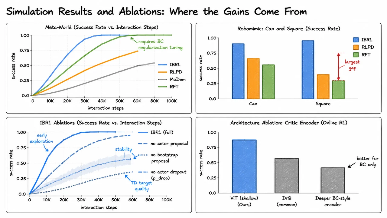13. Simulation Results and Ablations: Where the Gains Come From