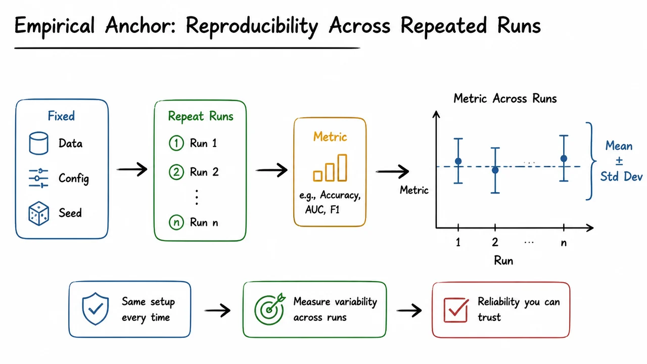 13. Empirical Anchor: Reproducibility Across Repeated Runs