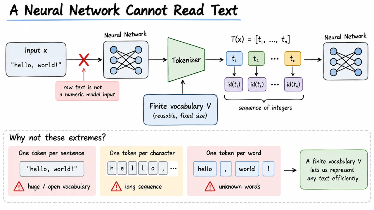 A Neural Network Cannot Read Text