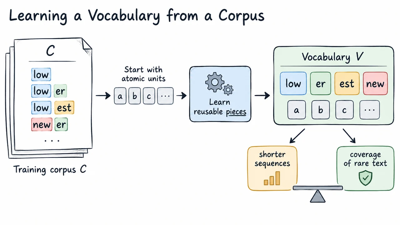 Learning a Vocabulary from a Corpus