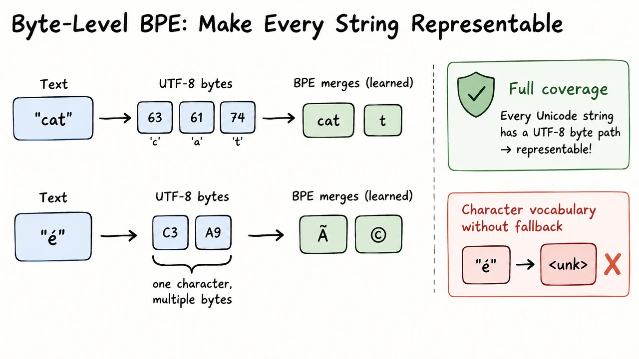 Byte-Level BPE: Make Every String Representable