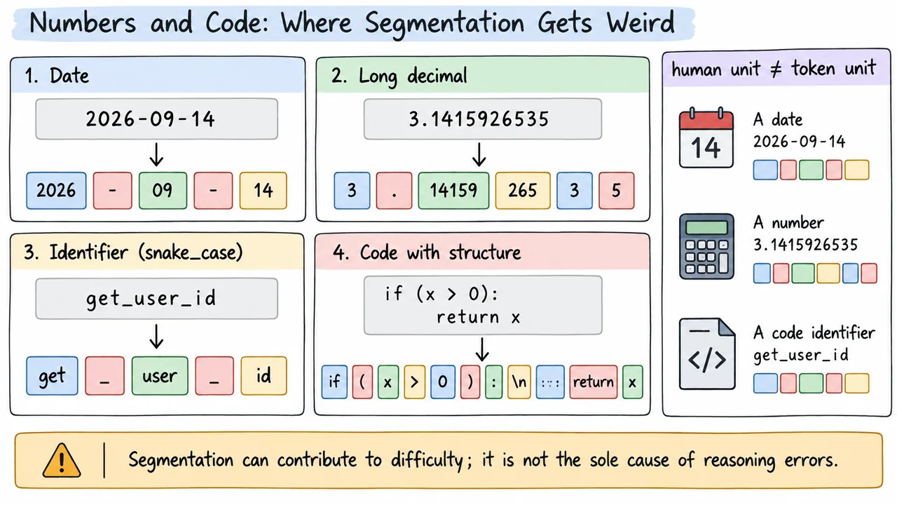 Numbers and Code: Where Segmentation Gets Weird