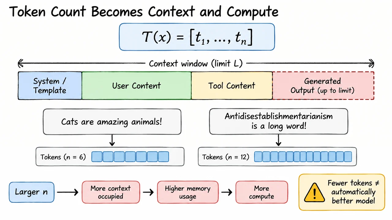 Token Count Becomes Context and Compute