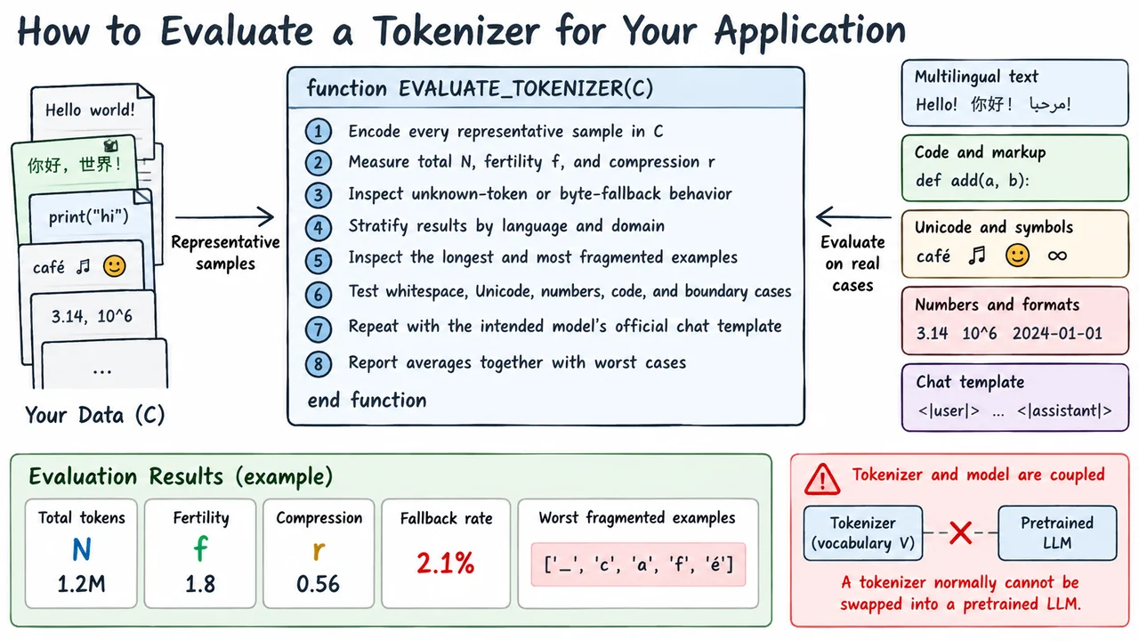 How to Evaluate a Tokenizer for Your Application