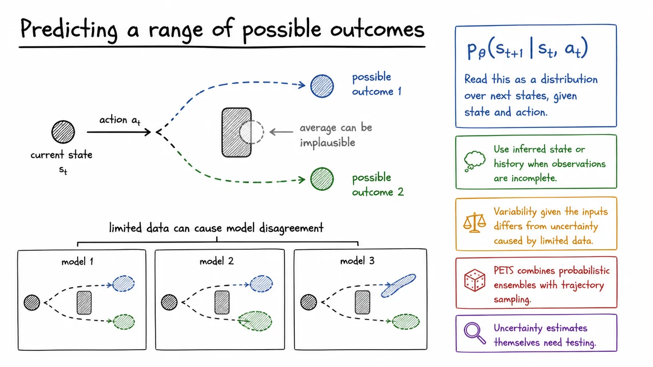 Predicting a range of possible outcomes