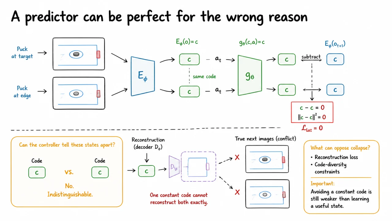 A predictor can be perfect for the wrong reason