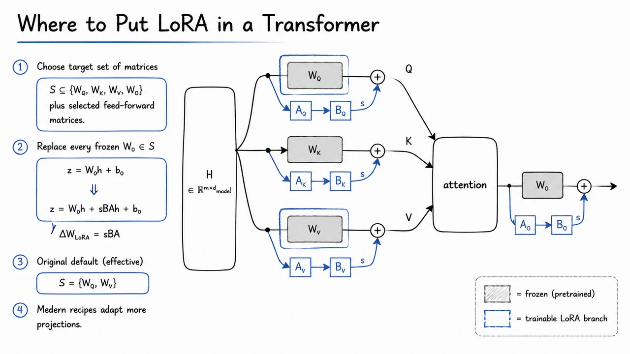 14. Where to Put LoRA in a Transformer