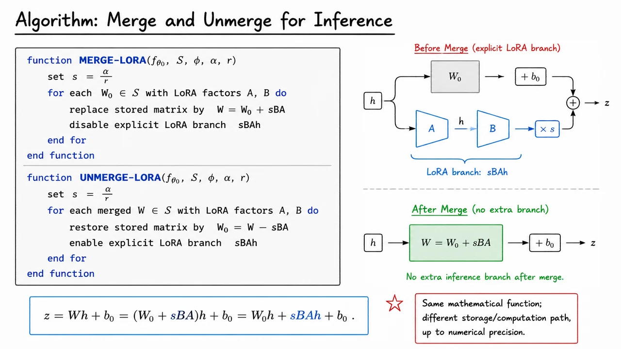 18. Algorithm: Merge and Unmerge for Inference