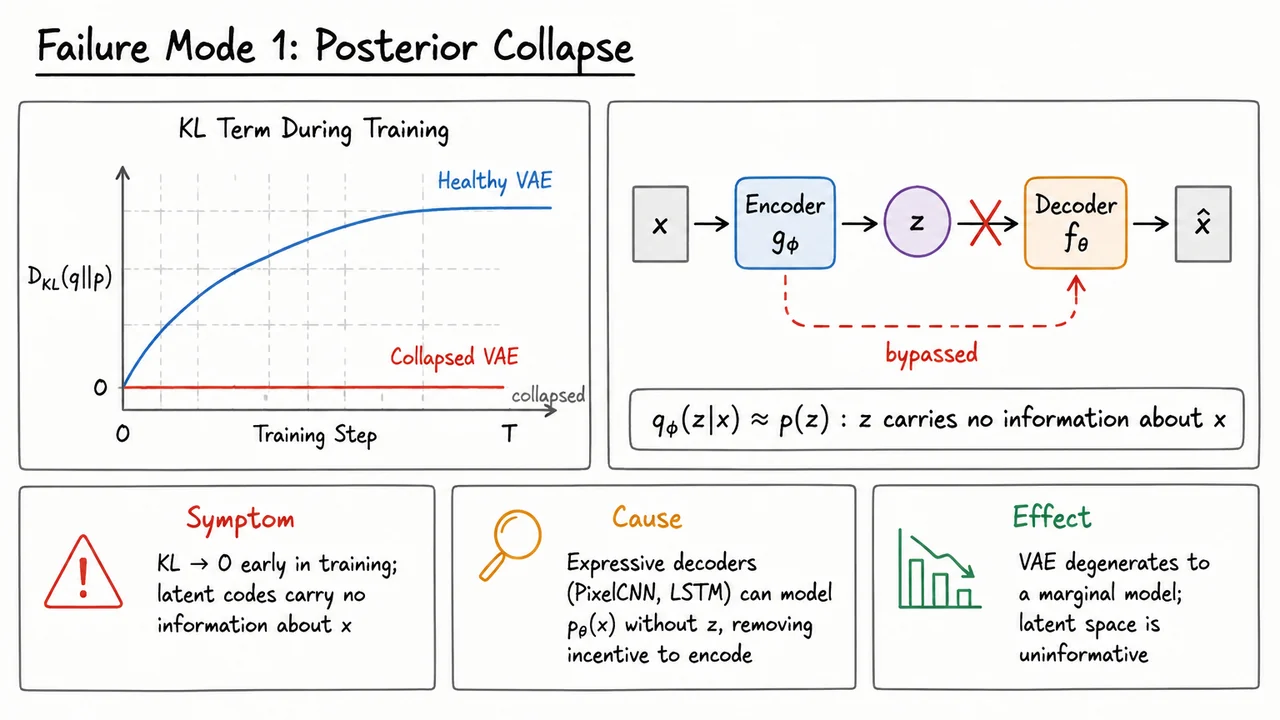 22. Failure Mode 1: Posterior Collapse