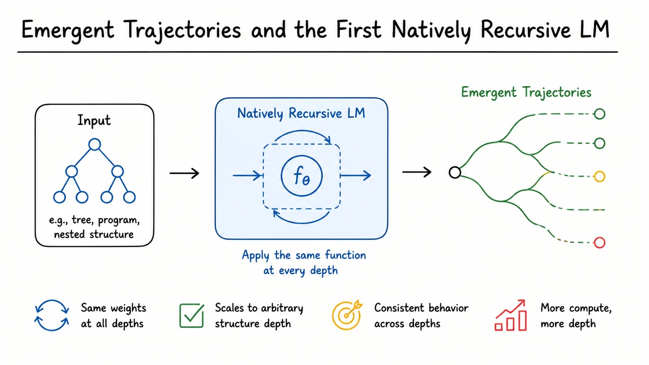 13. Emergent Trajectories and the First Natively Recursive LM