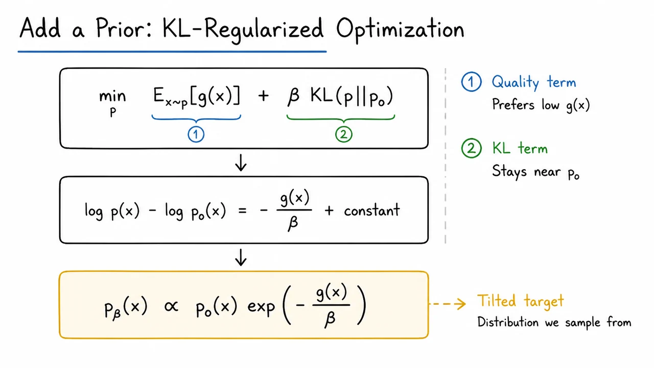 Add a Prior: KL-Regularized Optimization