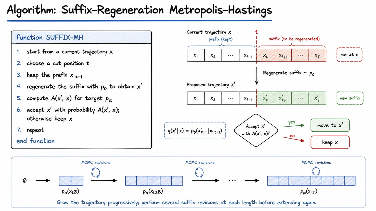 Algorithm: Suffix-Regeneration Metropolis-Hastings