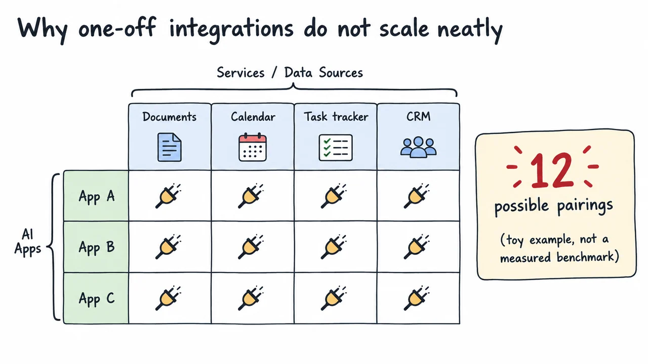 Why one-off integrations do not scale neatly