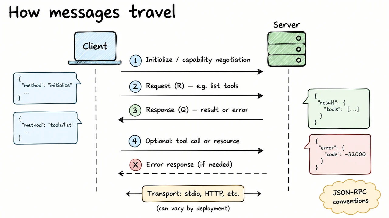 How messages travel