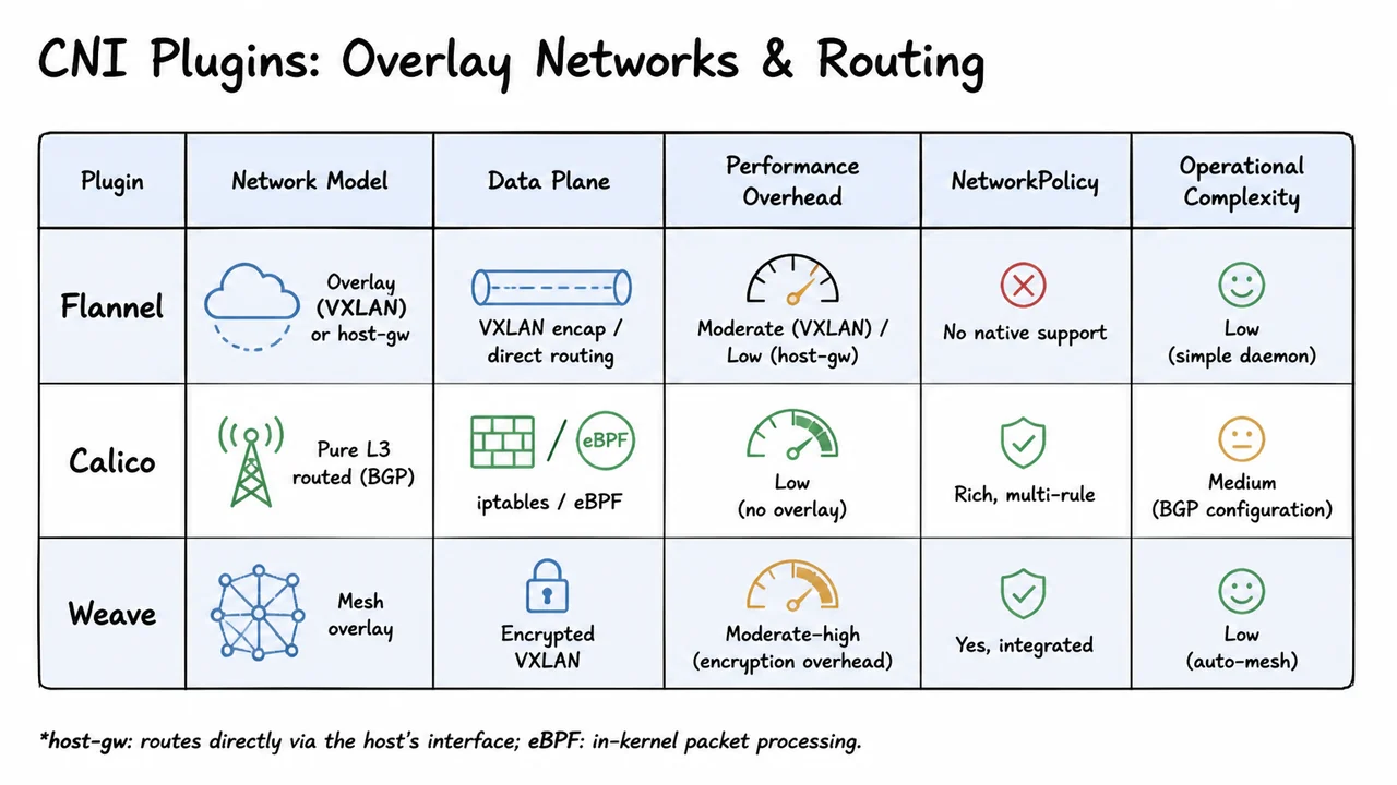 10. CNI Plugins: Overlay Networks & Routing