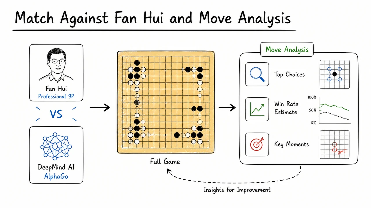 14. Match Against Fan Hui and Move Analysis