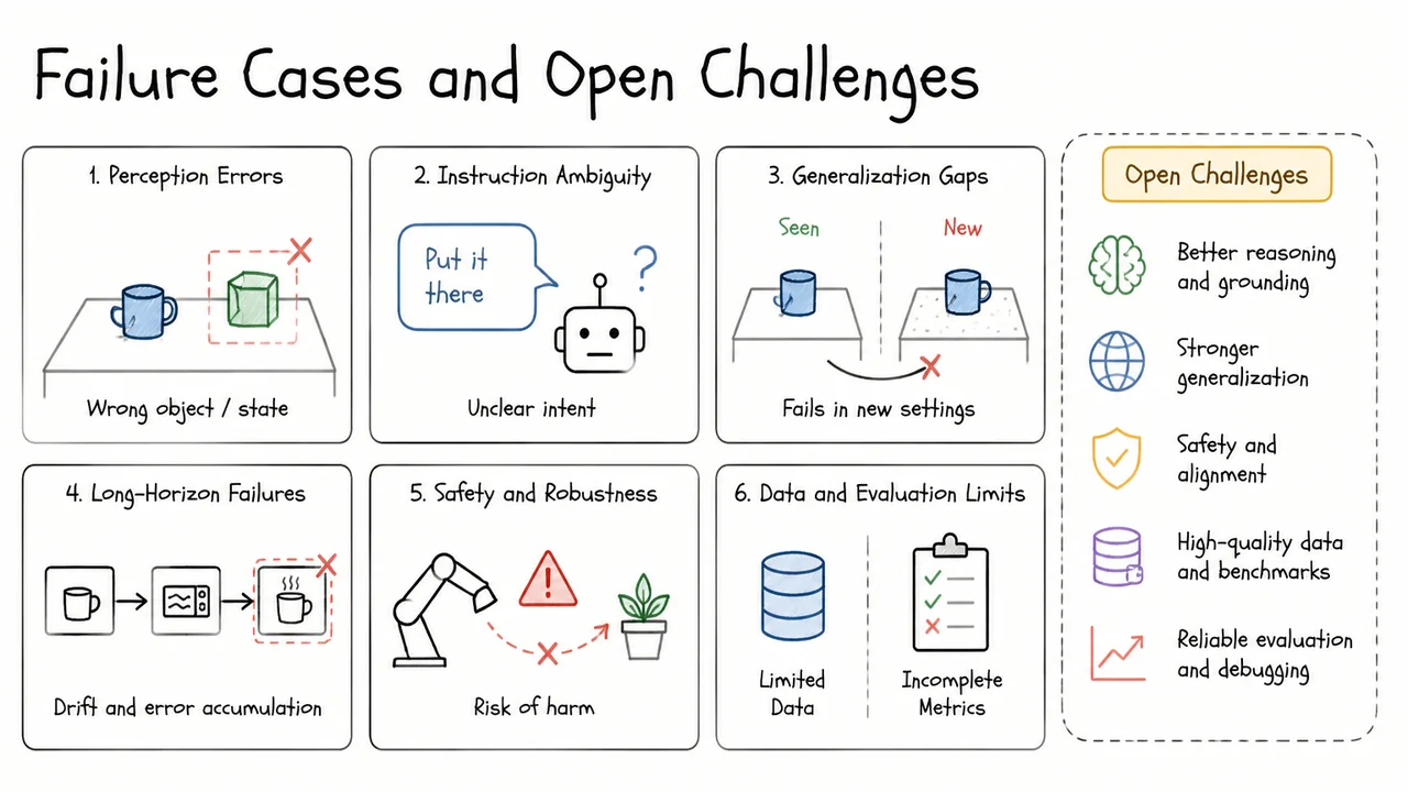 11. Failure Cases and Open Challenges