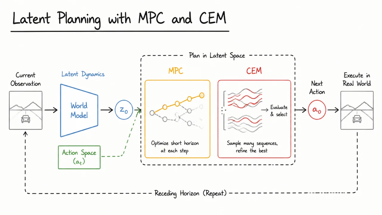 8. Latent Planning with MPC and CEM