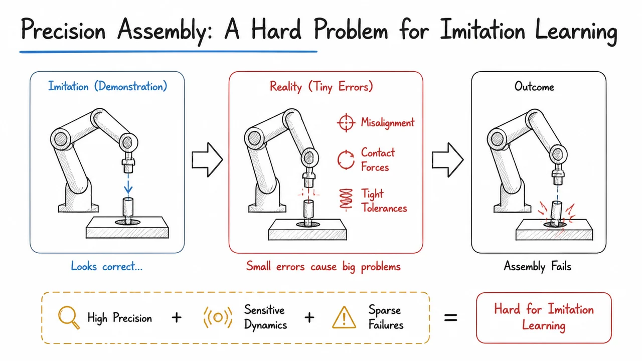 1. Precision Assembly: A Hard Problem for Imitation Learning