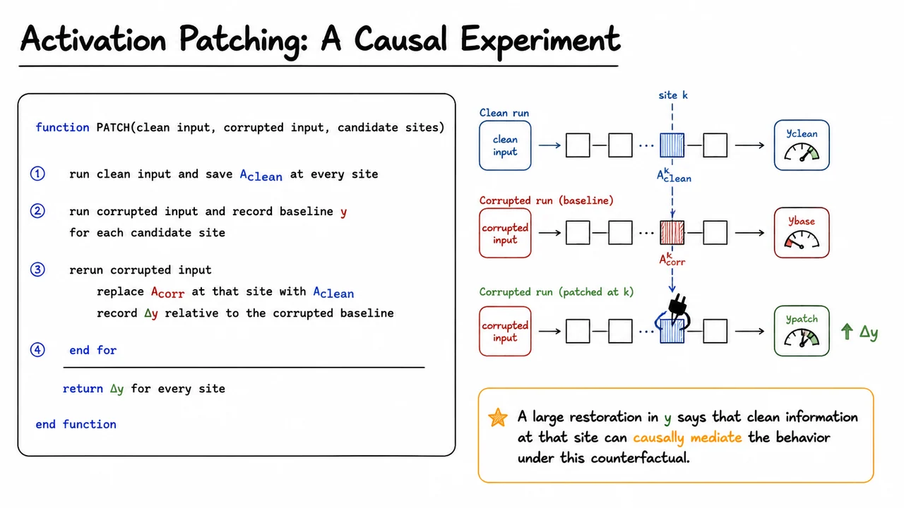 Activation Patching: A Causal Experiment