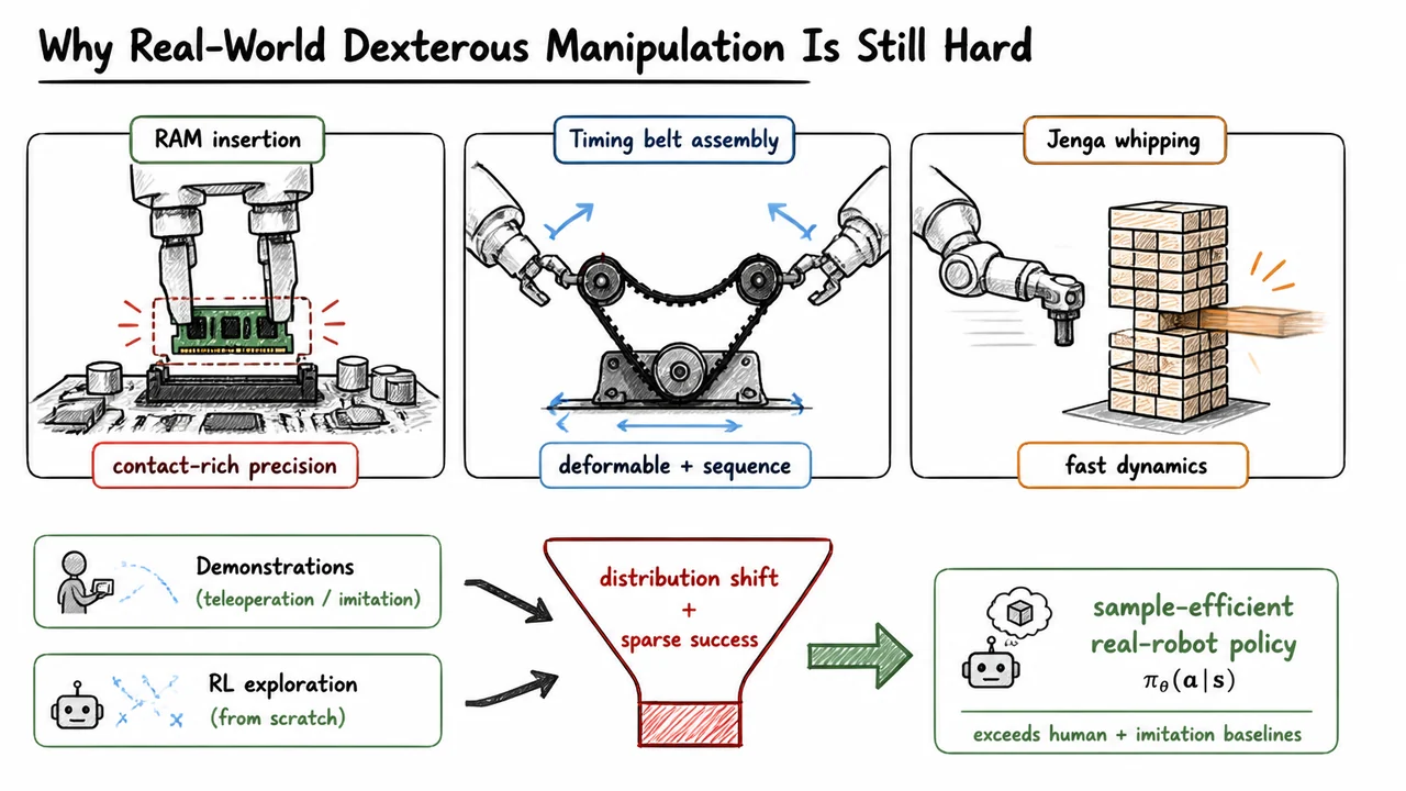 1. Why Real-World Dexterous Manipulation Is Still Hard
