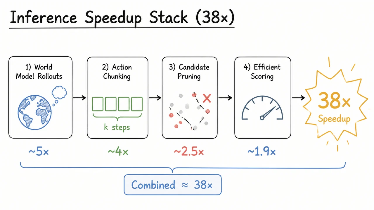 11. Inference Speedup Stack (38×)